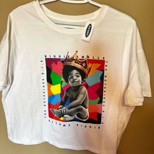 Notorious big cropped tee